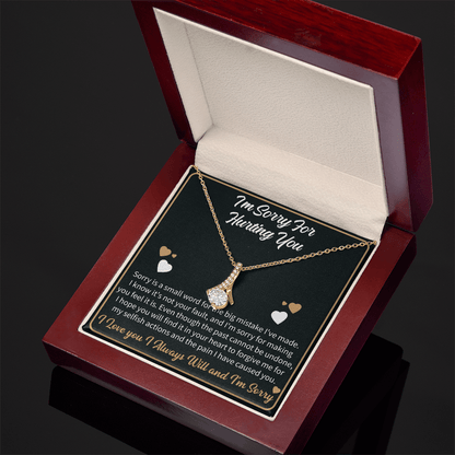 I'm sorry for Hurting you Alluring Beauty Necklace - Beauty Belliss