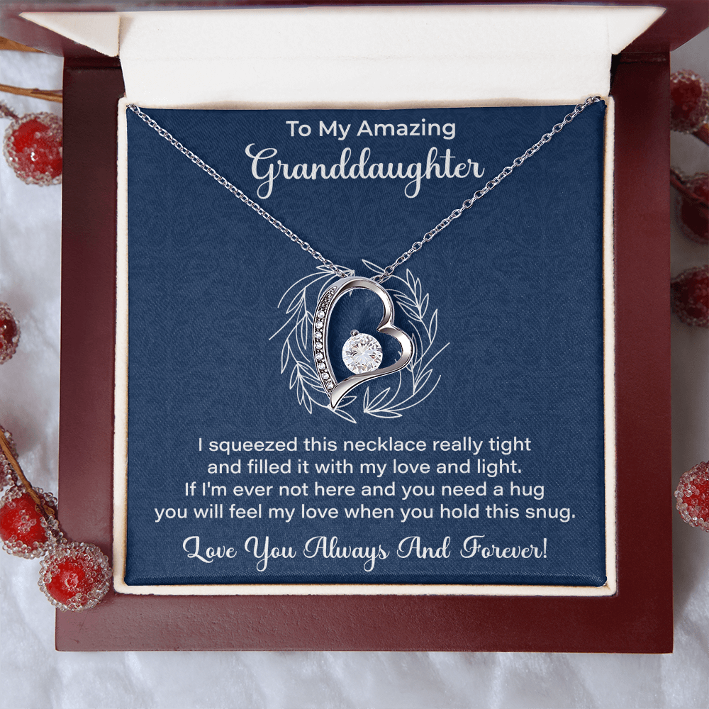 keepsake necklace gift for granddaughter to treasure memories with grandparents