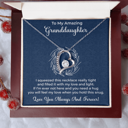 keepsake necklace gift for granddaughter to treasure memories with grandparents