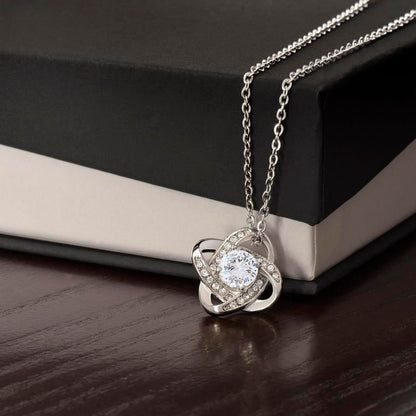 Love Knot Necklace Symbol of Eternal Bond - Beauty Belliss