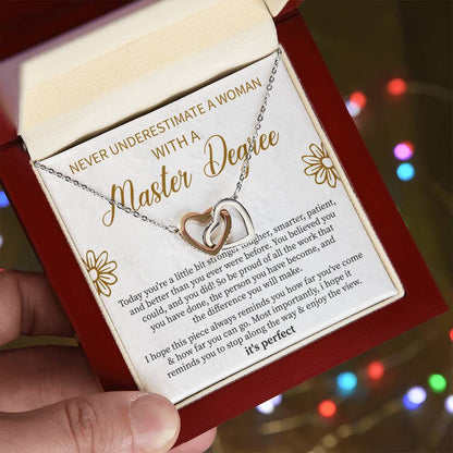 Masters Graduation Gift, Graduation Gift Masters, Grad Gift Necklace For Her, Masters Degree Graduation, Master Degree Necklace - Beauty Belliss
