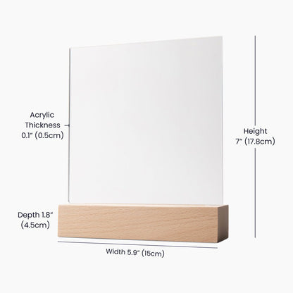mother Acrylic Square Plaque - Beauty Belliss