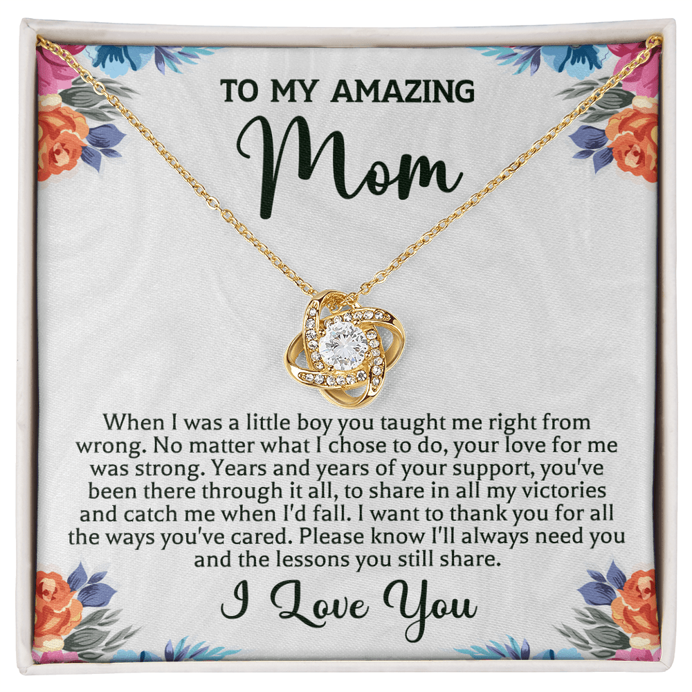 Mother's Day Necklace - To My Mom Necklace For Mother's Day Jewelry Birthday Gift - Beauty Belliss