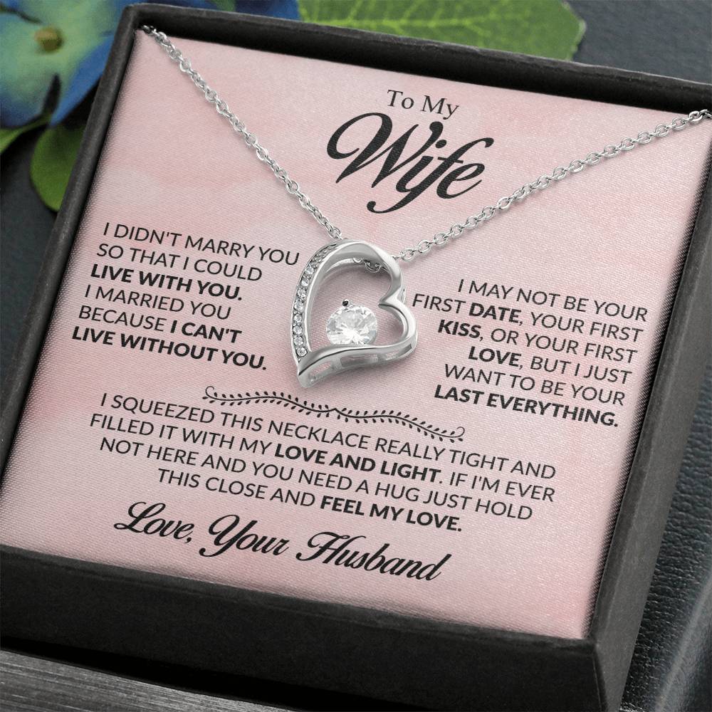 romantic necklace gift for wife celebrating lifelong partnership