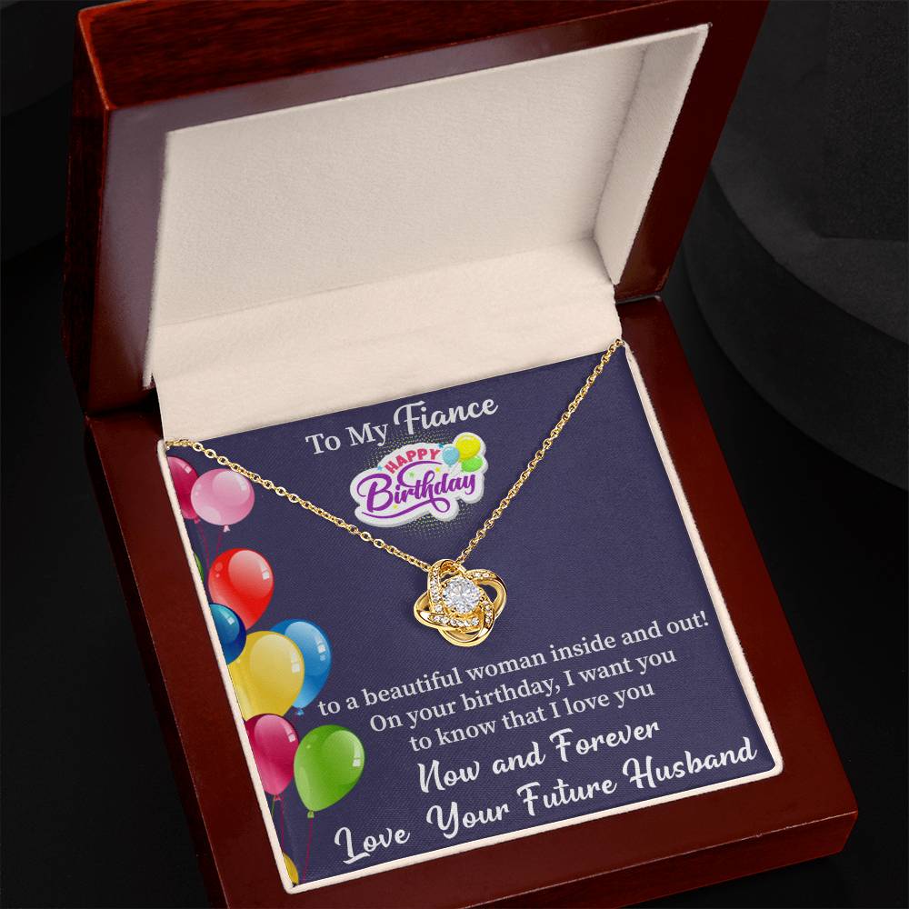 romantic necklace gift for fiancé from partner