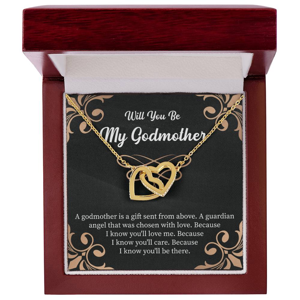sentimental godmother proposal necklace expressing love and trust