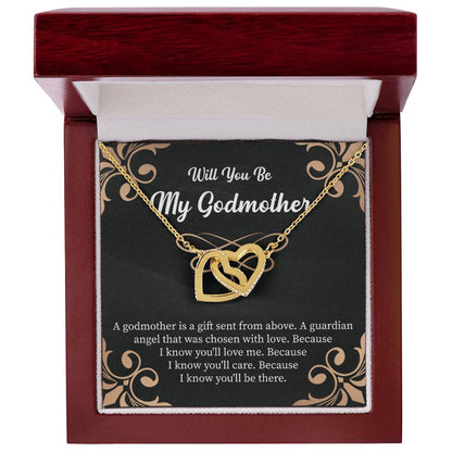 sentimental godmother proposal necklace expressing love and trust
