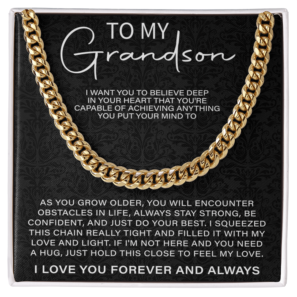 sentimental necklace gift for grandson symbolizing family love and connection