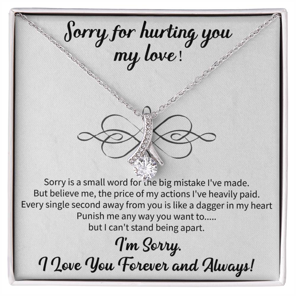 Sorry for Hurting you my love Alluring Beauty Necklace - Beauty Belliss