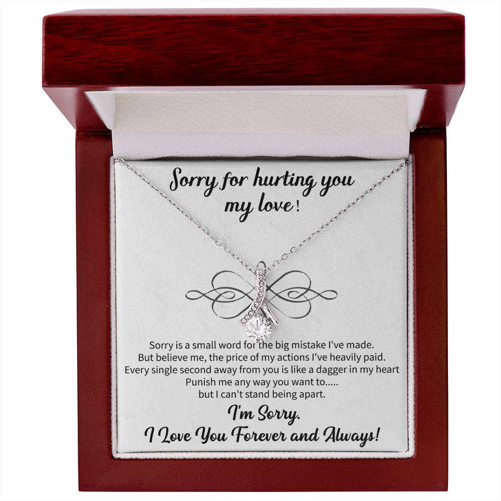 apology necklace gift for girlfriend after argument