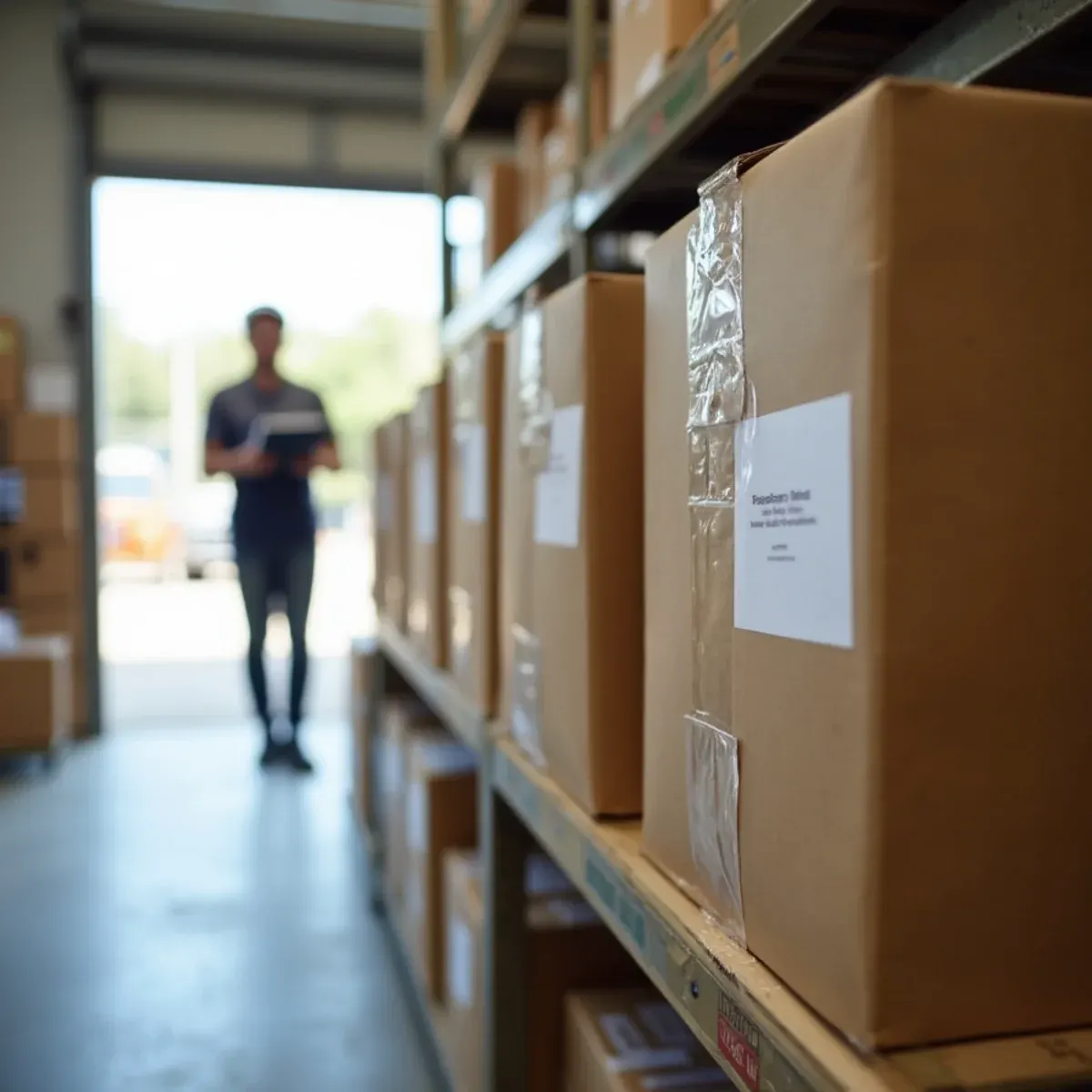Nationwide Beauty Product Shipping being prepared for a customer order at a beauty product supplier in Warren, MI